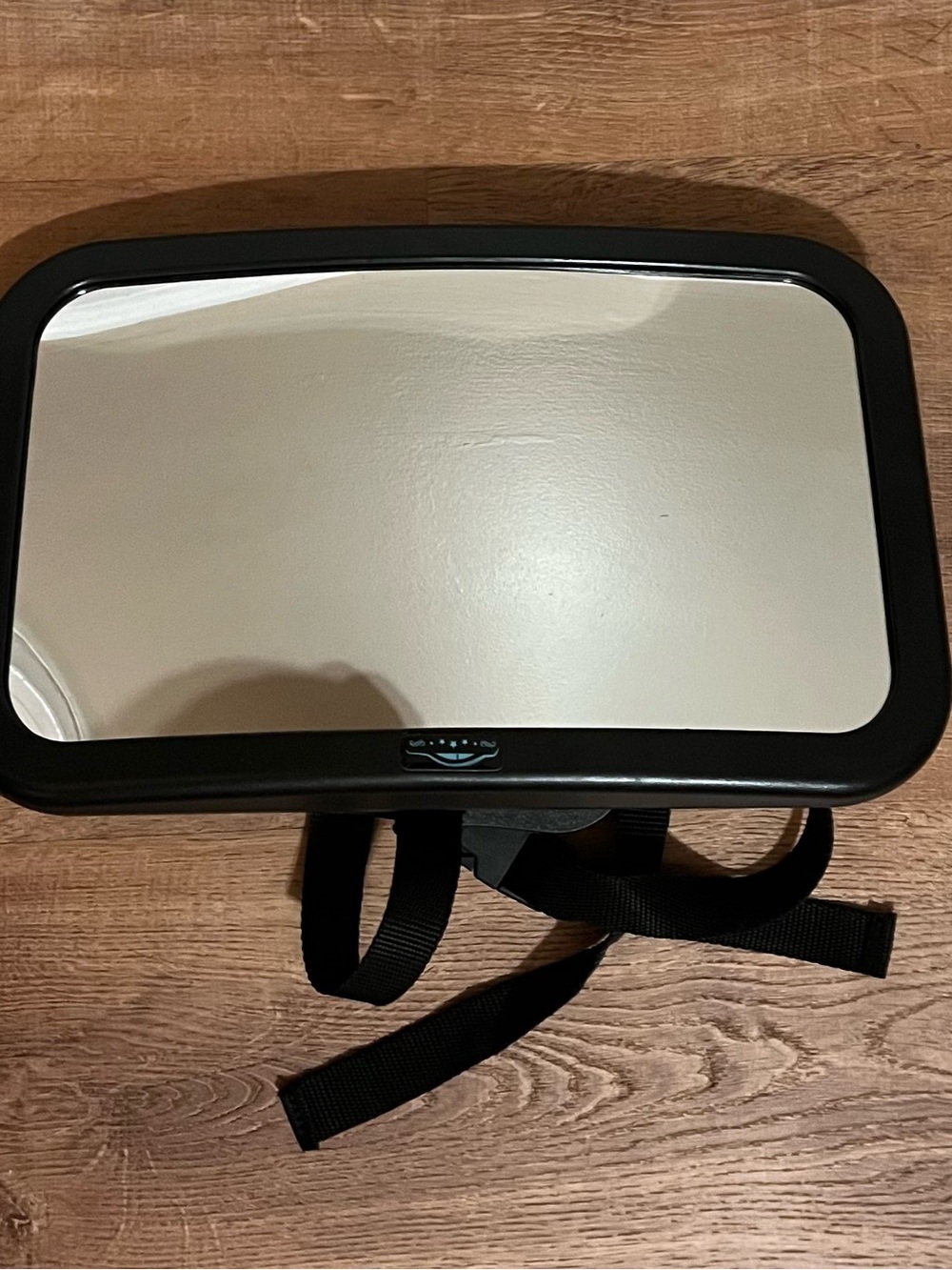Adjustable Black Framed Car Backseat Mirror